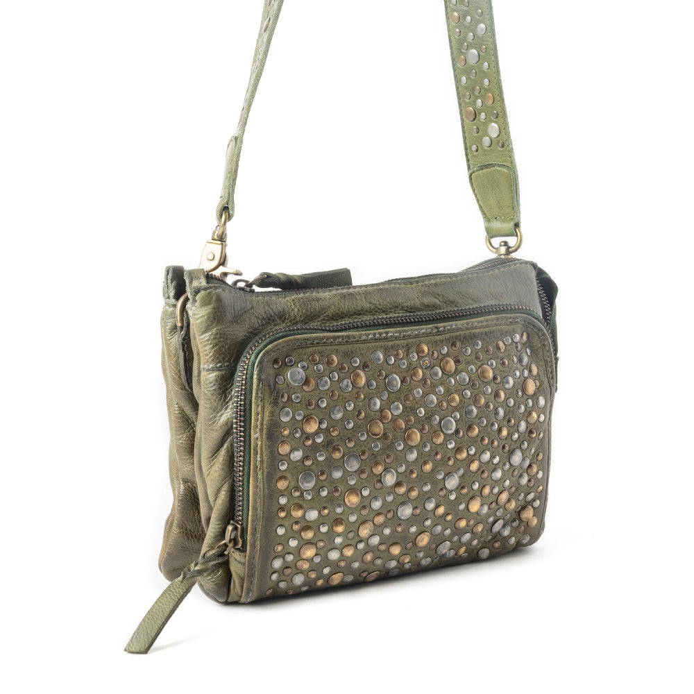 Sac en cuir Mossveil vert sauge