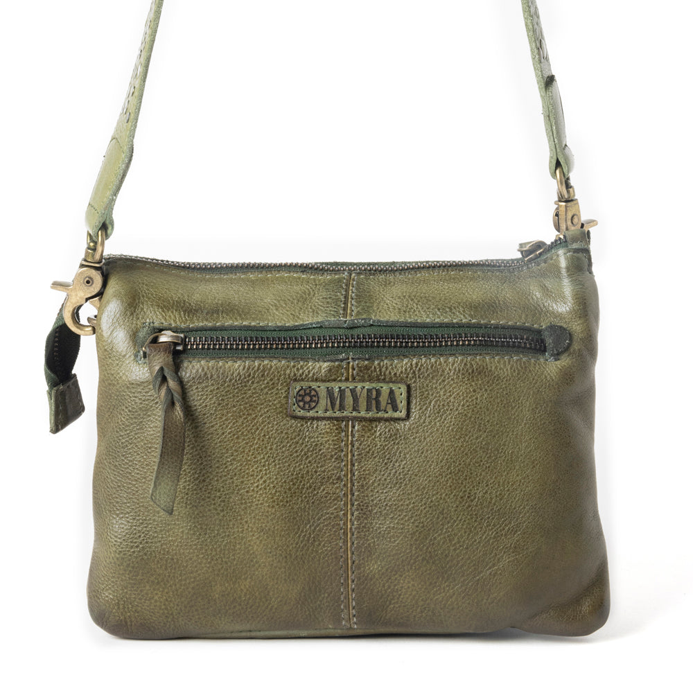 Sac en cuir Mossveil vert sauge