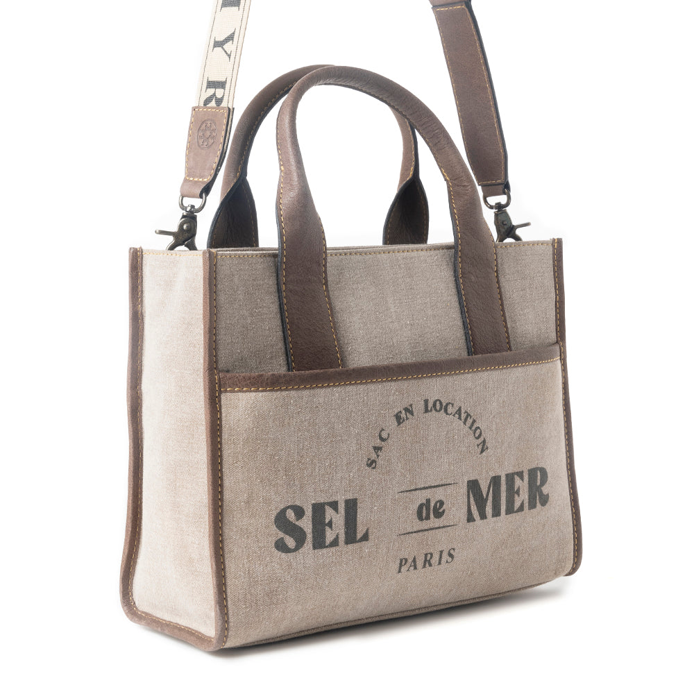 Sac Bandoulière Sel de Mer Blanc Vieux Moulin