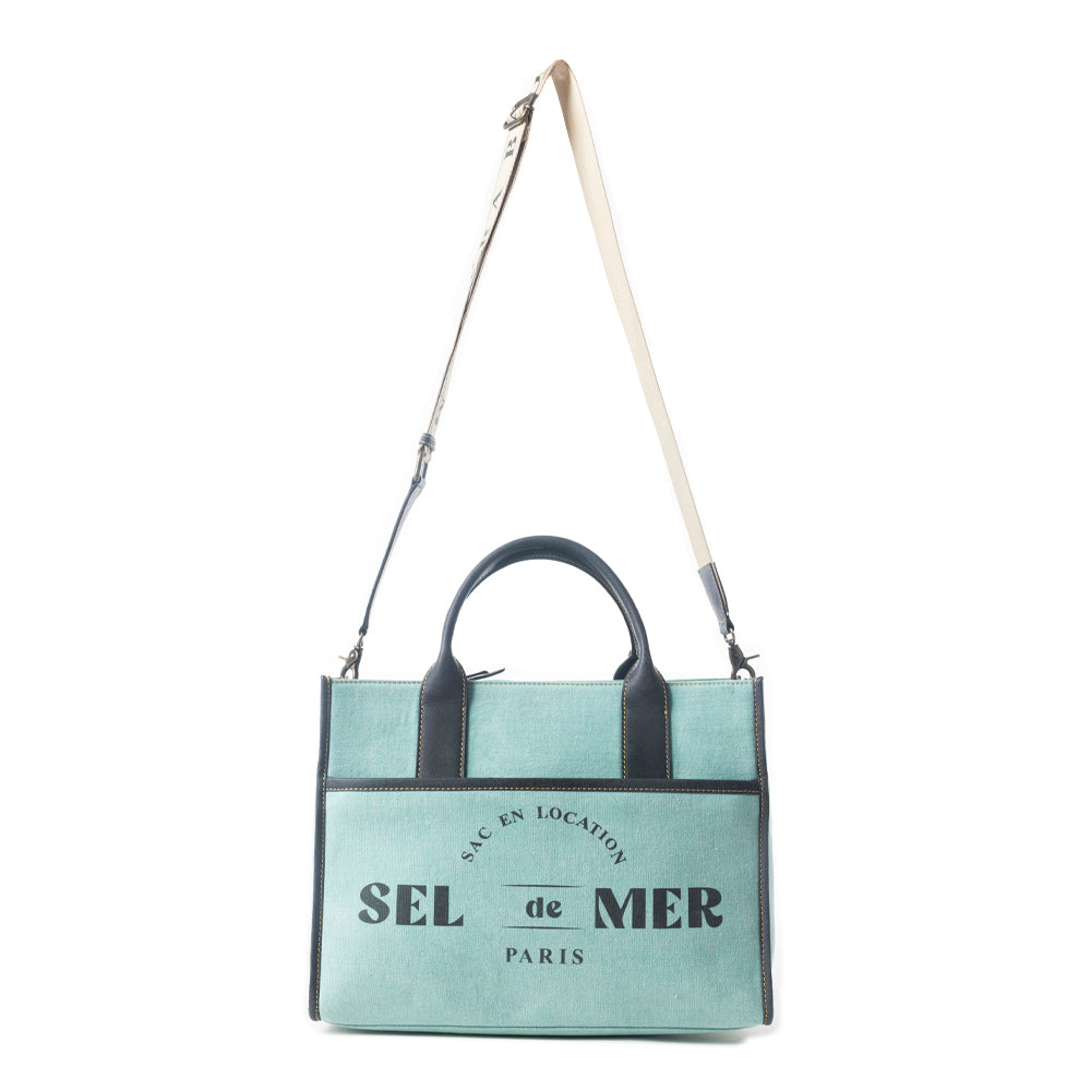 Sac bandoulière Sel de Mer vert