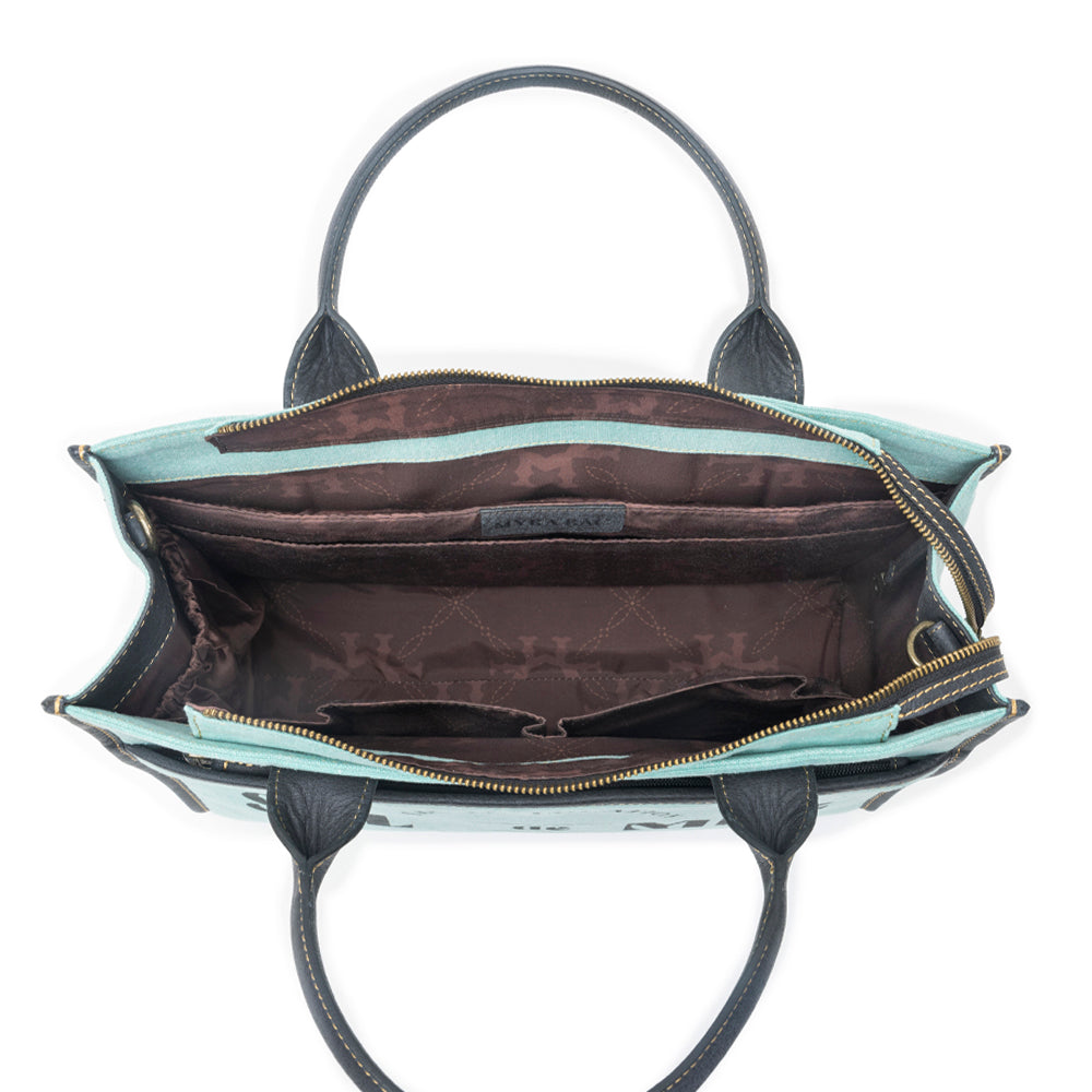 Sac bandoulière Sel de Mer vert