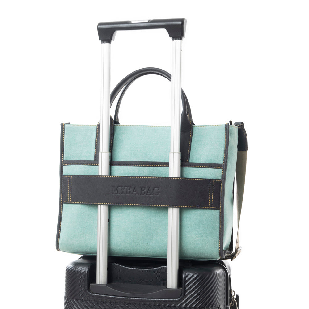 Sac bandoulière Sel de Mer vert