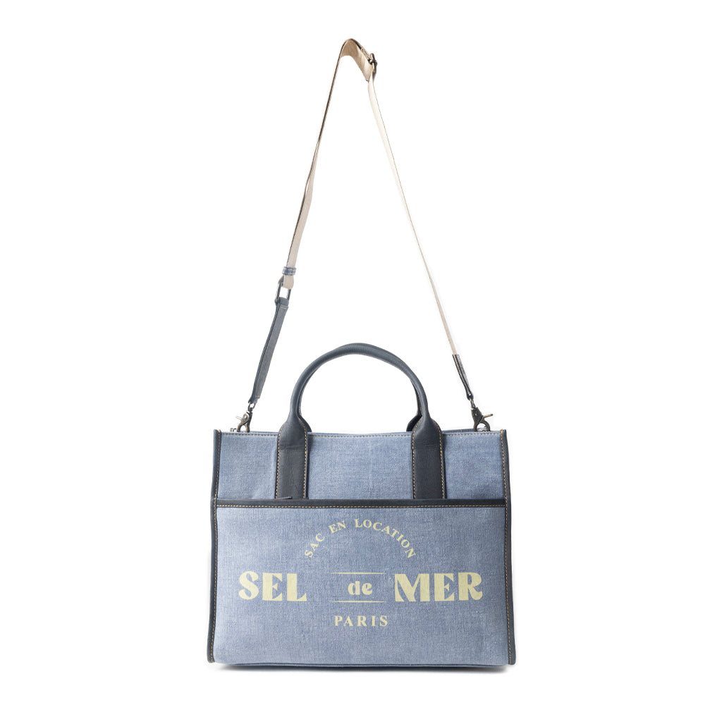 Sac à bandoulière Sel de Mer bleu