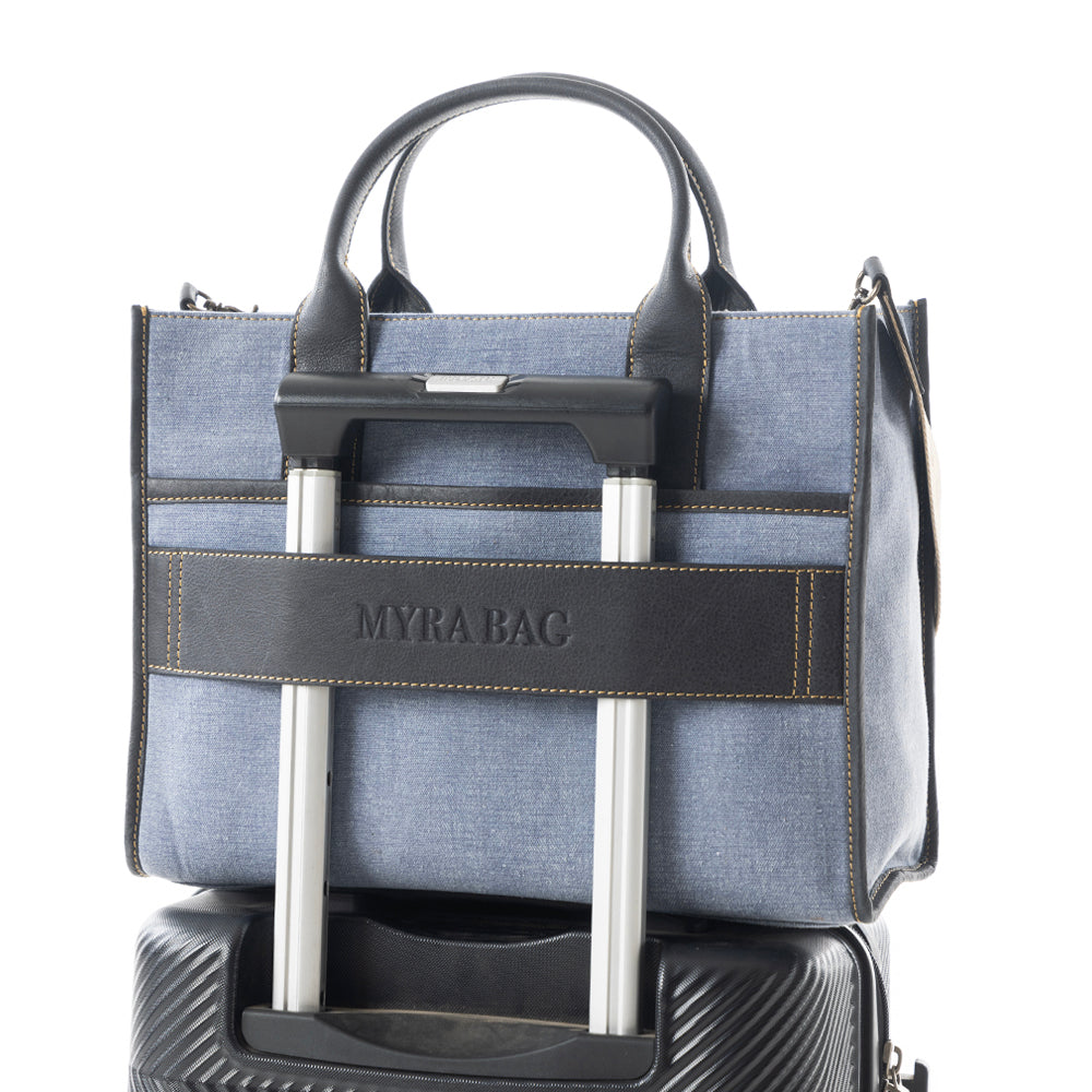 Sac à bandoulière Sel de Mer bleu