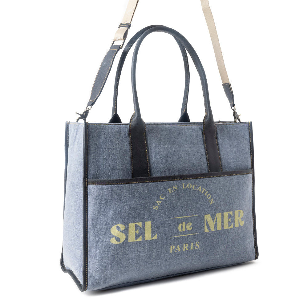 Sac fourre-tout Sel de Mer bleu