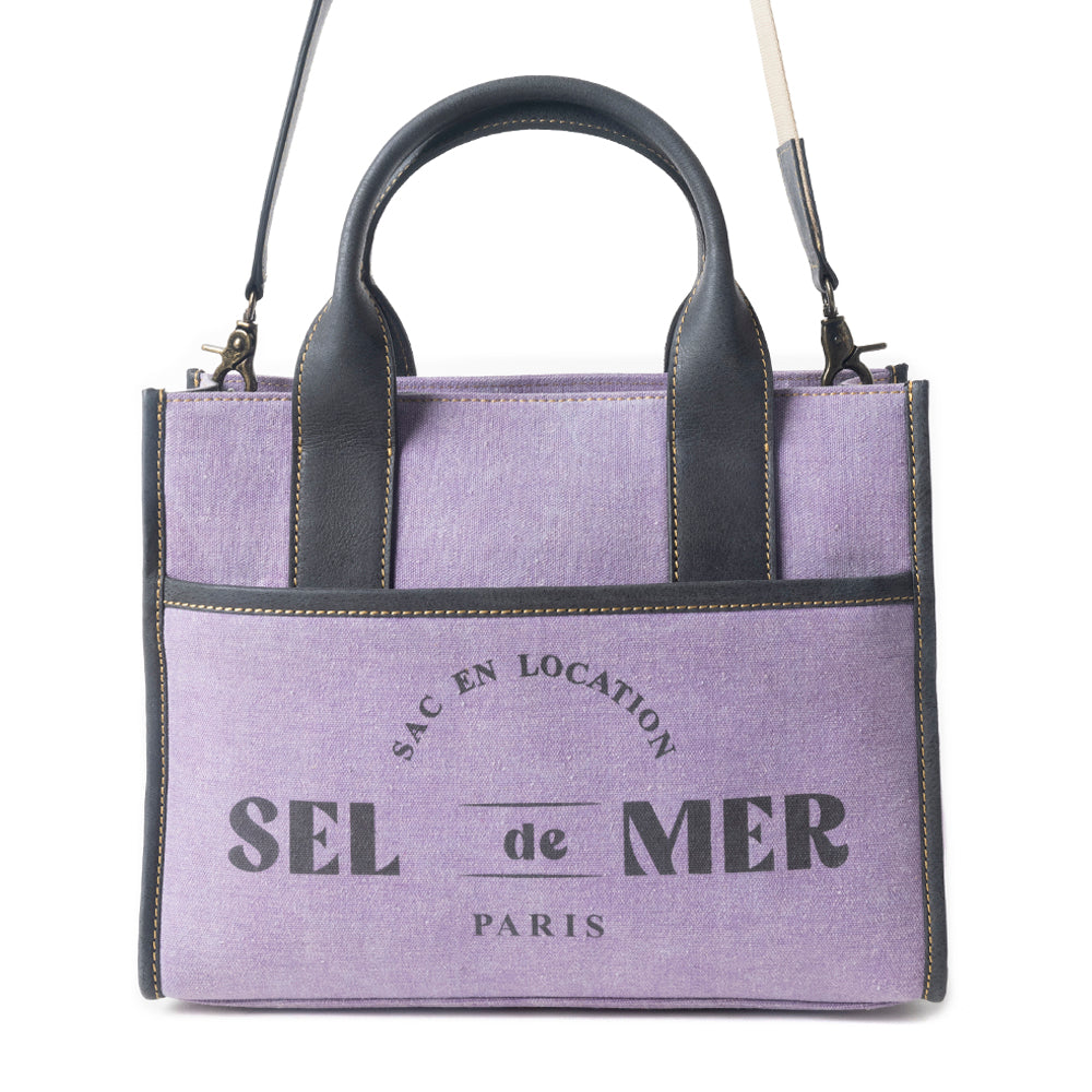 Sac bandoulière Sel de Mer violet