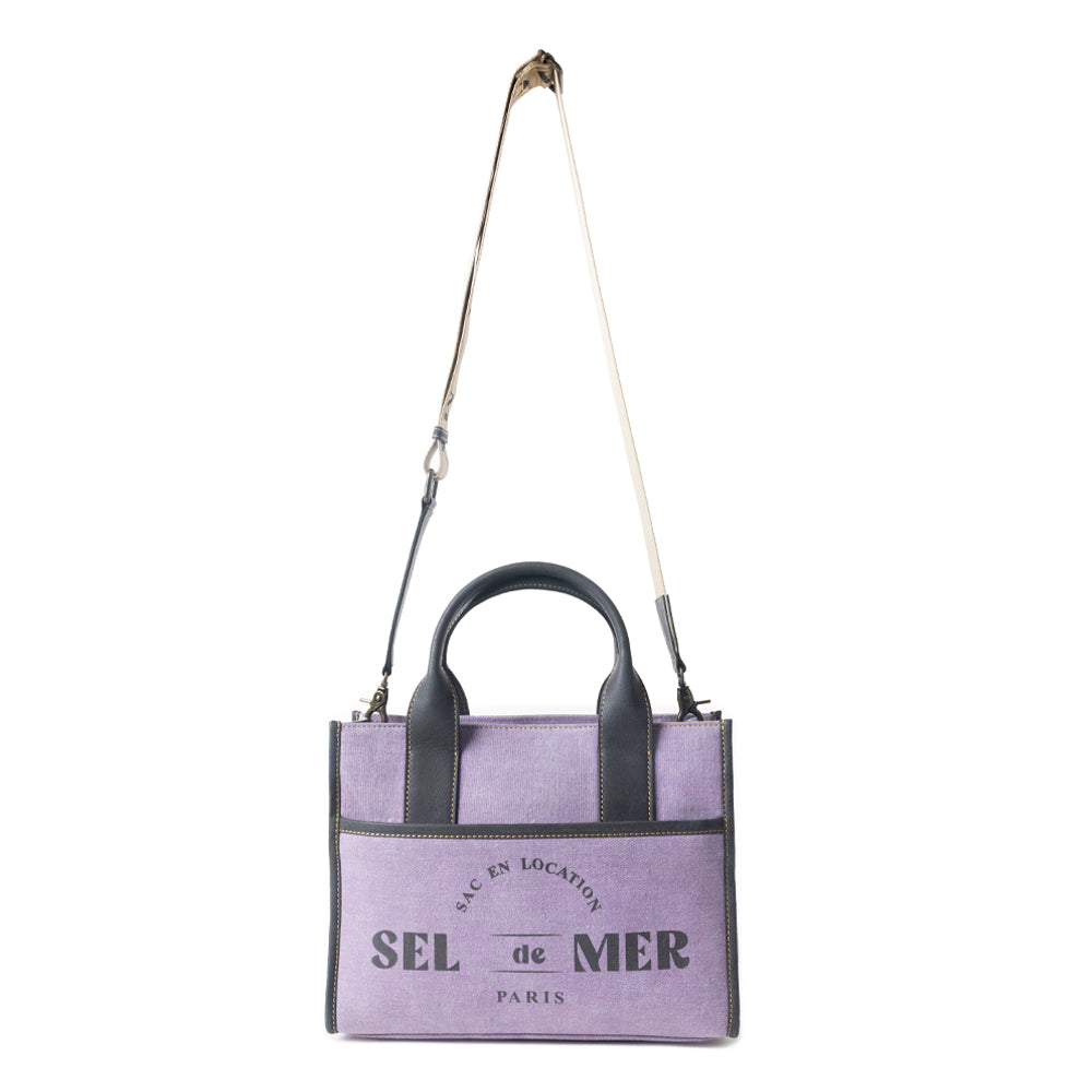 Sac bandoulière Sel de Mer violet
