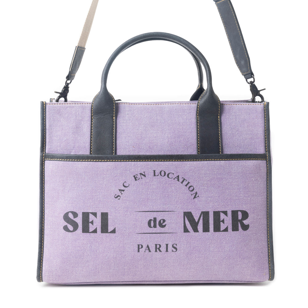 Sac à bandoulière Sel de Mer violet