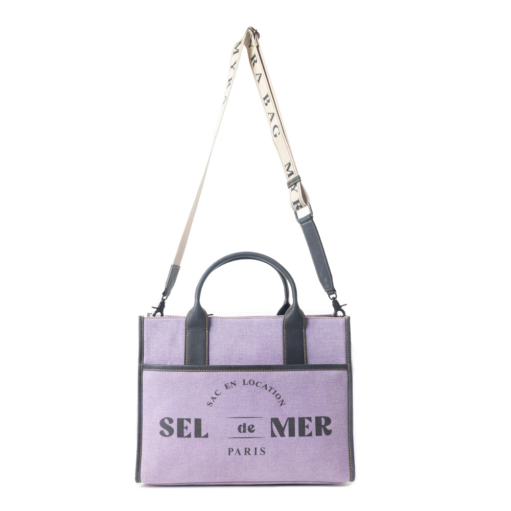 Sac à bandoulière Sel de Mer violet