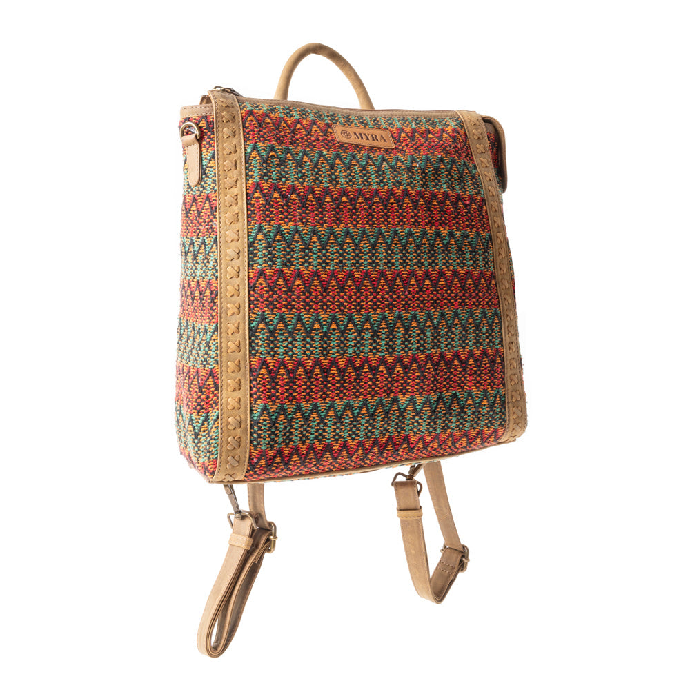 Tapis Terracotta Trails Sac à dos en cuir Desert Sage