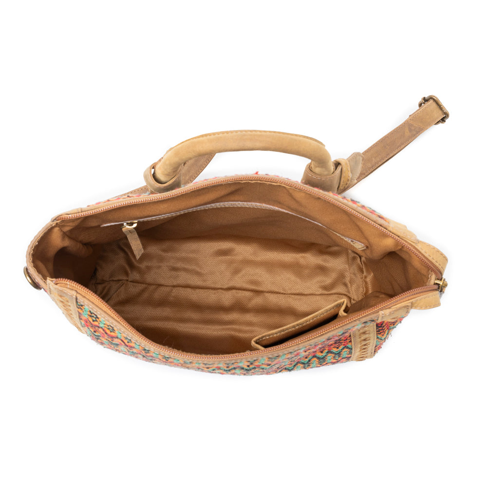 Tapis Terracotta Trails Sac à dos en cuir Desert Sage