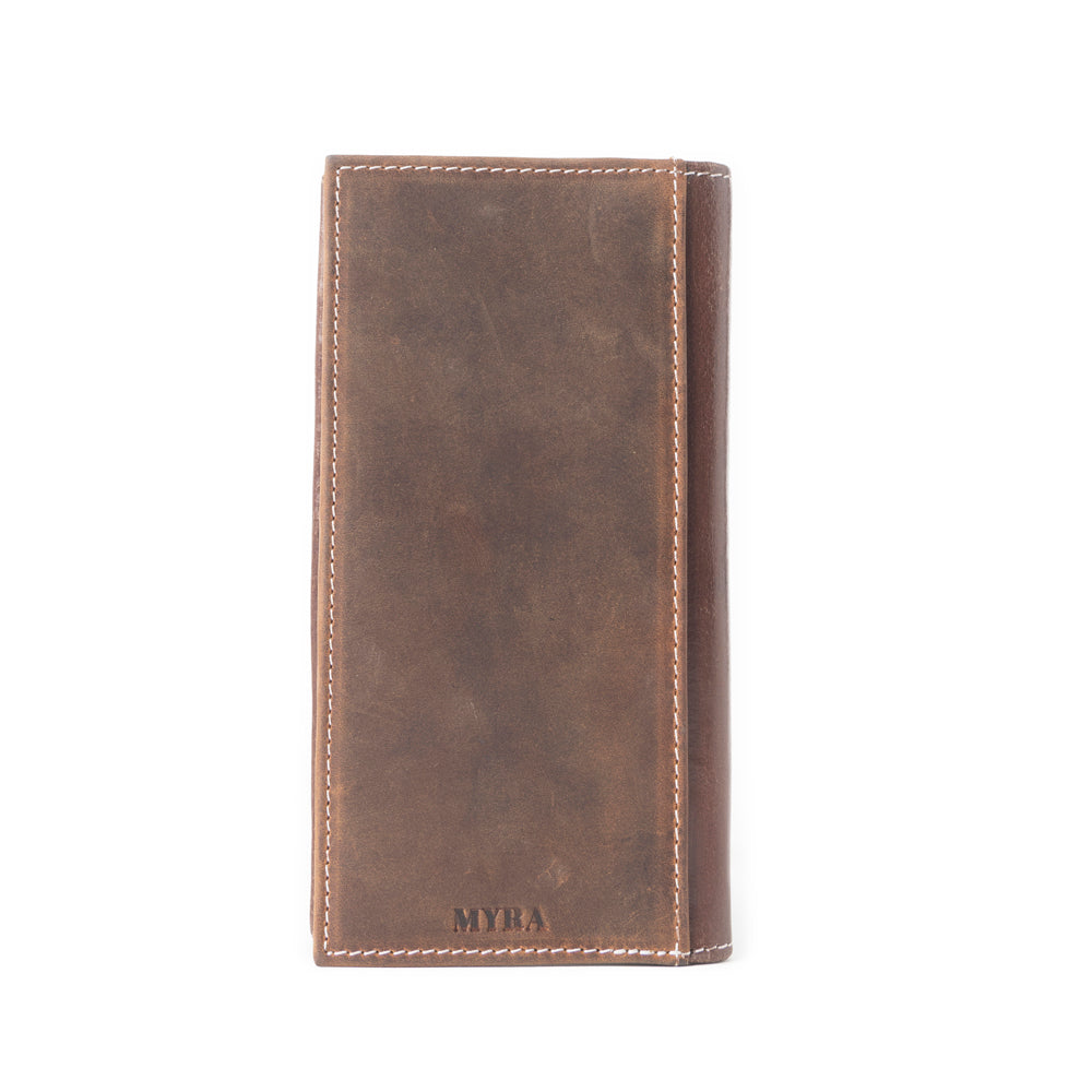 Portefeuille Blackhoof en cuir ciselé avec finition poil de vache "Midnight Smoke"