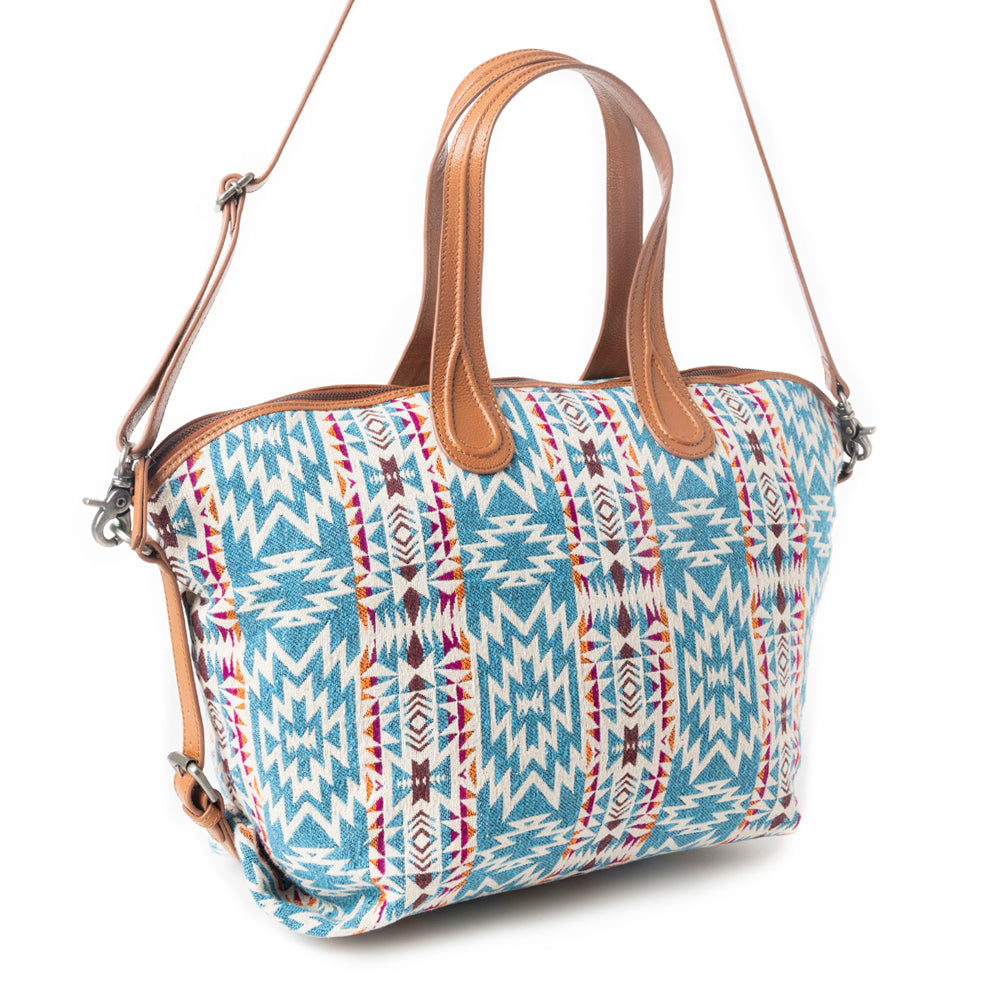 Sac de voyage Weekender Aztec Breeze bleu céruléen