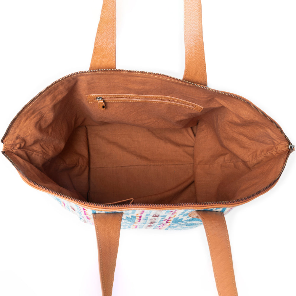 Sac de voyage Weekender Aztec Breeze bleu céruléen