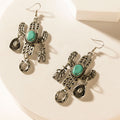 Boucles d'oreilles Cactus Charm en Argent Rodéo