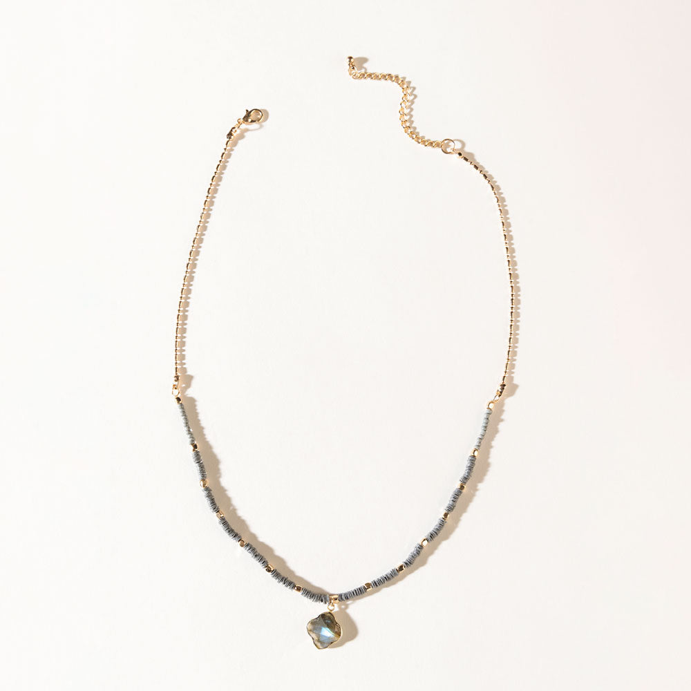 Collier Odessa en quartz fumé