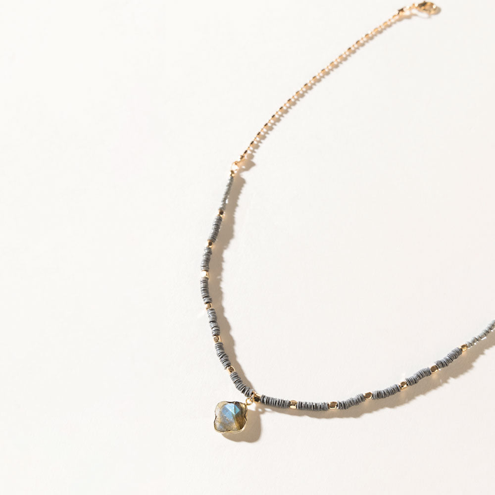 Collier Odessa en quartz fumé