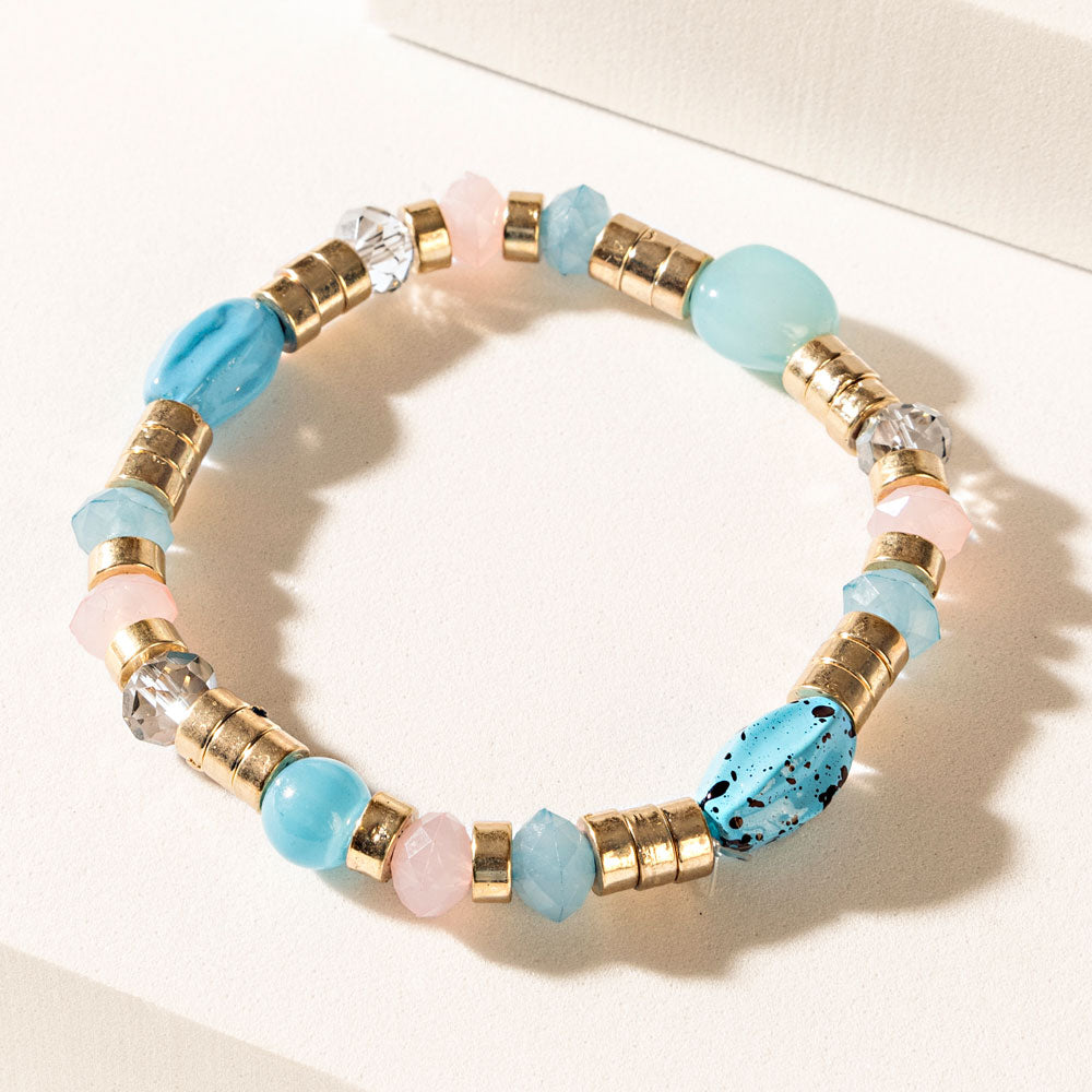 Bracelet Sedona Skies bleu céruléen poudré