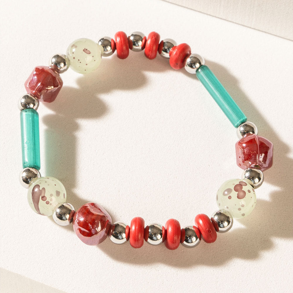 Bracelet empilable Islander Bliss corail lagune