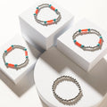 Bracelet Rituel Rivière Rouge en Aqua Rouge