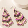 Boucles d'oreilles Myra Vents Chuchotants Lilas Audacieux