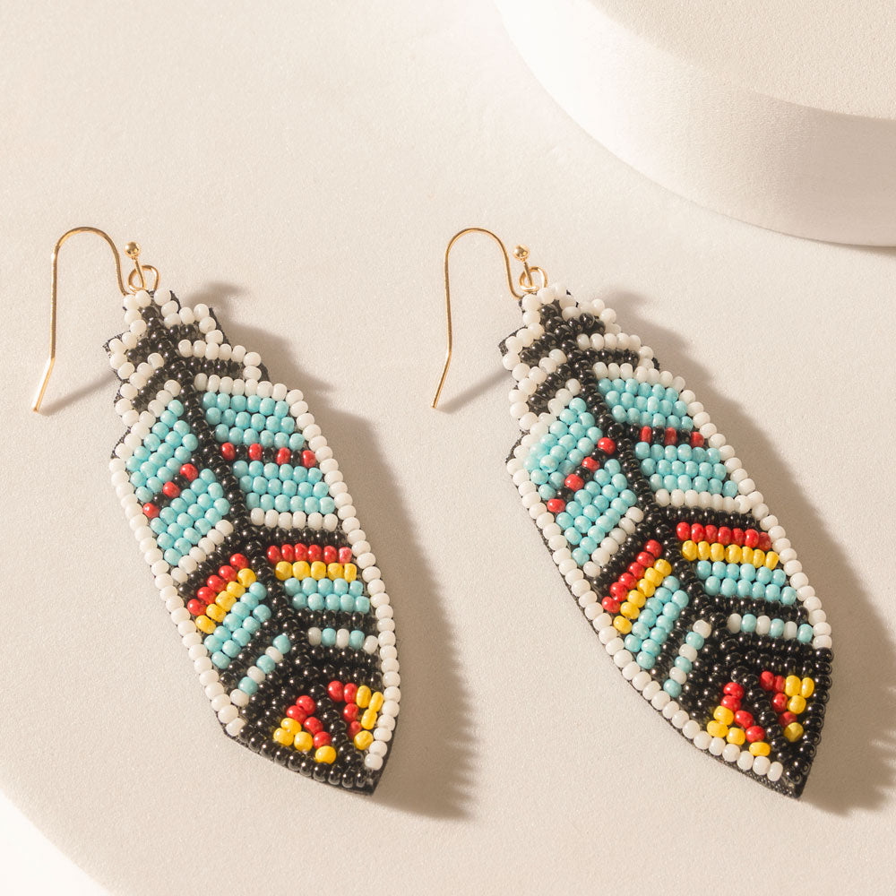 Boucles d'oreilles Myra Zuni en bleu Skyfall