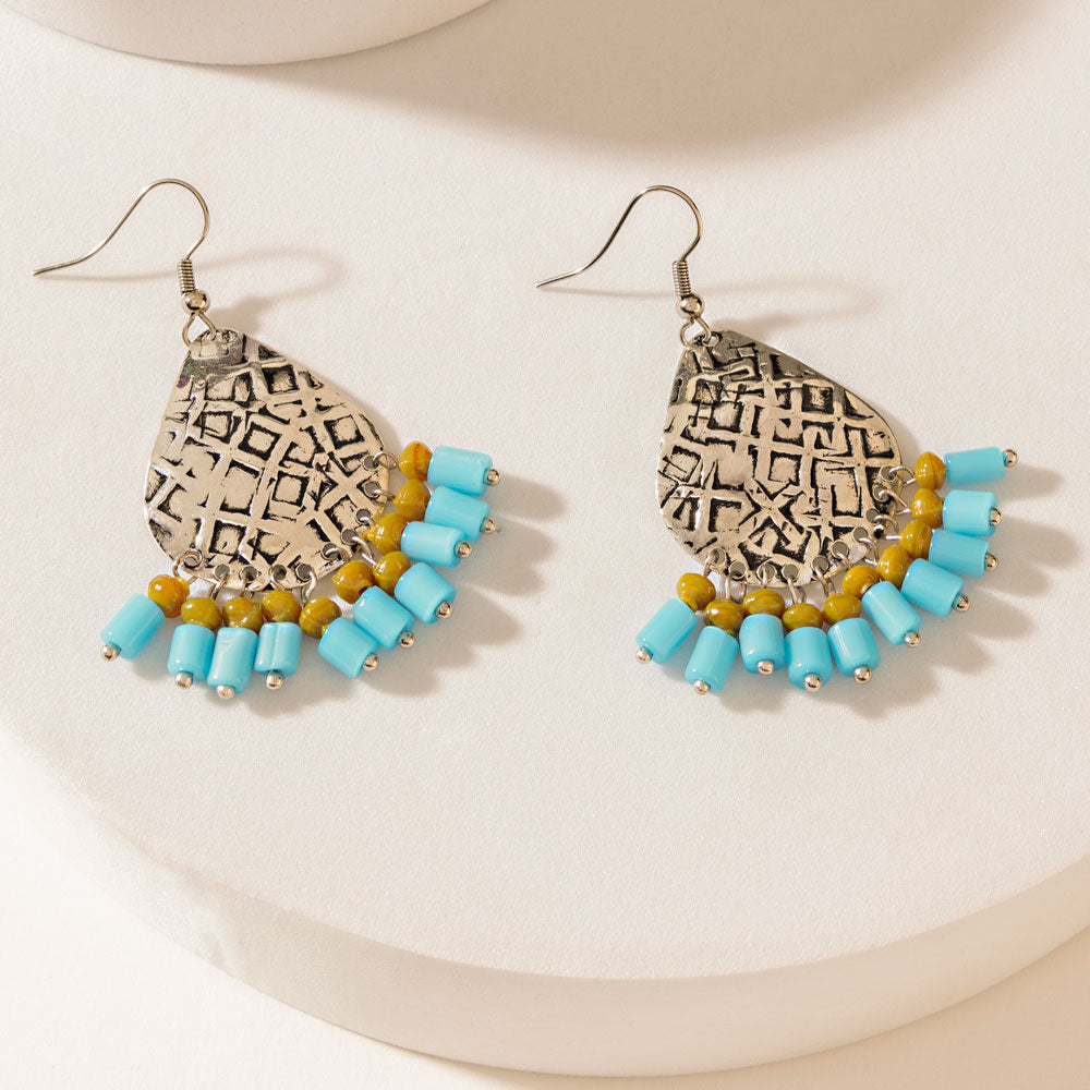 Boucles d'oreilles Myra Mesa Melody en bleu désert
