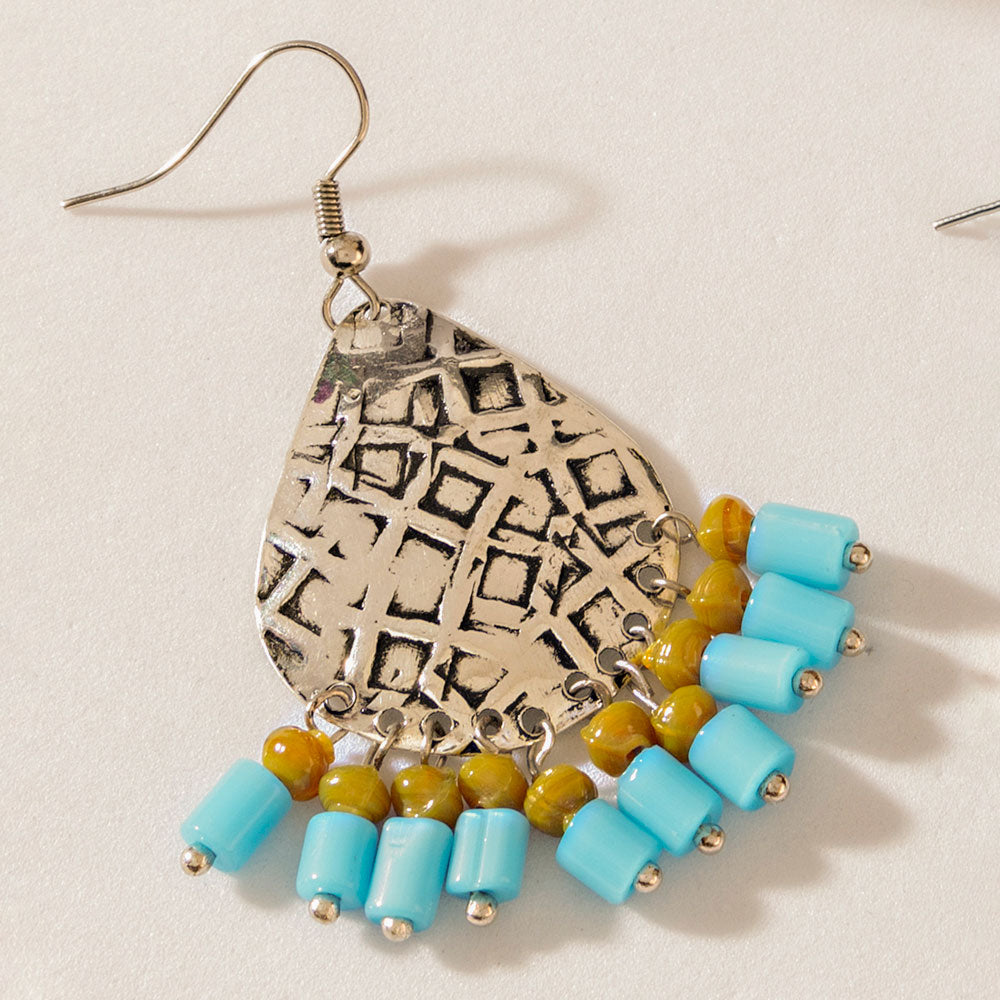 Boucles d'oreilles Myra Mesa Melody en bleu désert