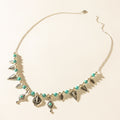 Collier Myra Feather Song bleu nomade
