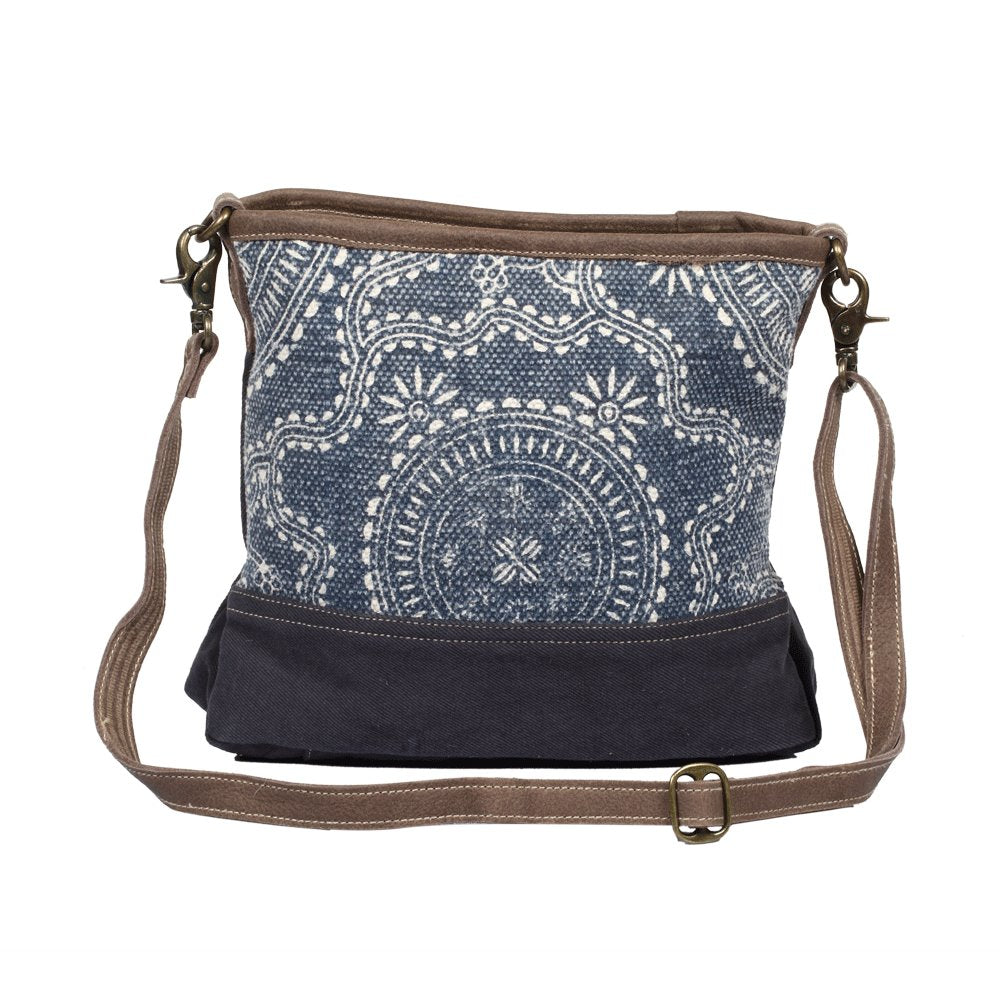 Sac bandoulière Kilim marine