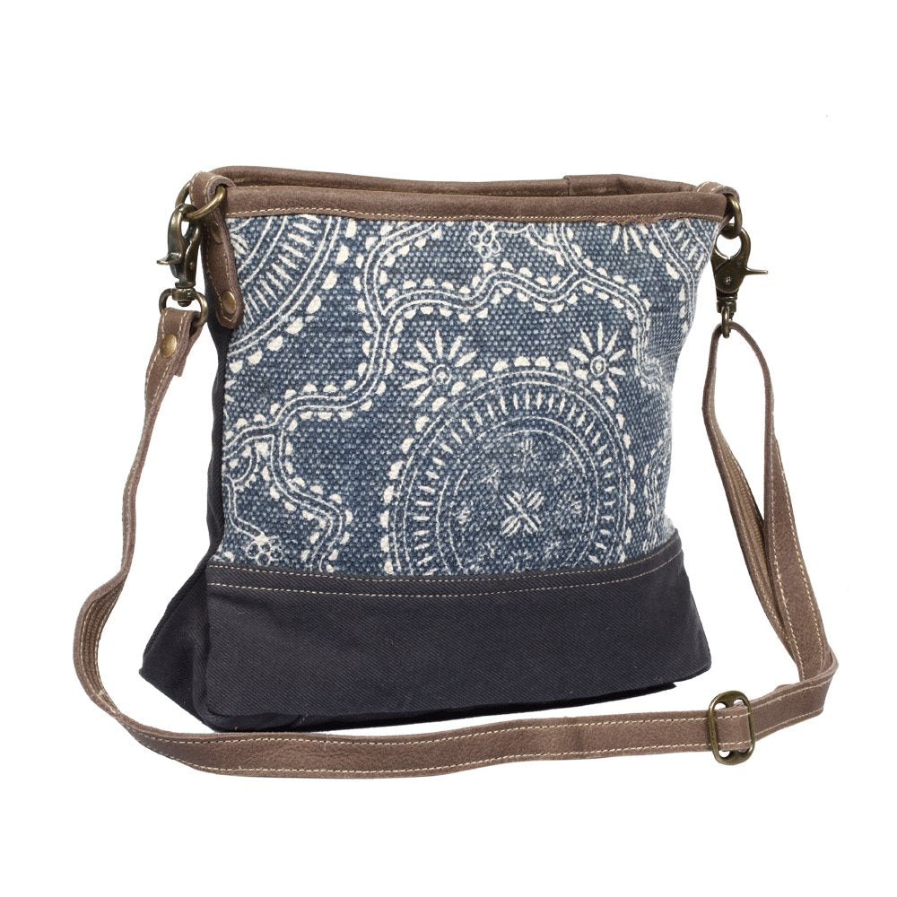 Sac bandoulière Kilim marine