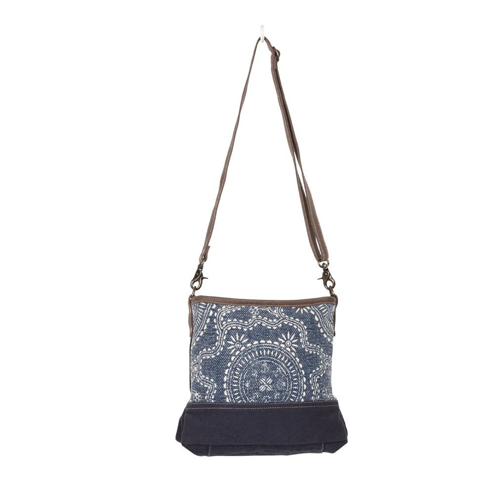 Sac bandoulière Kilim marine