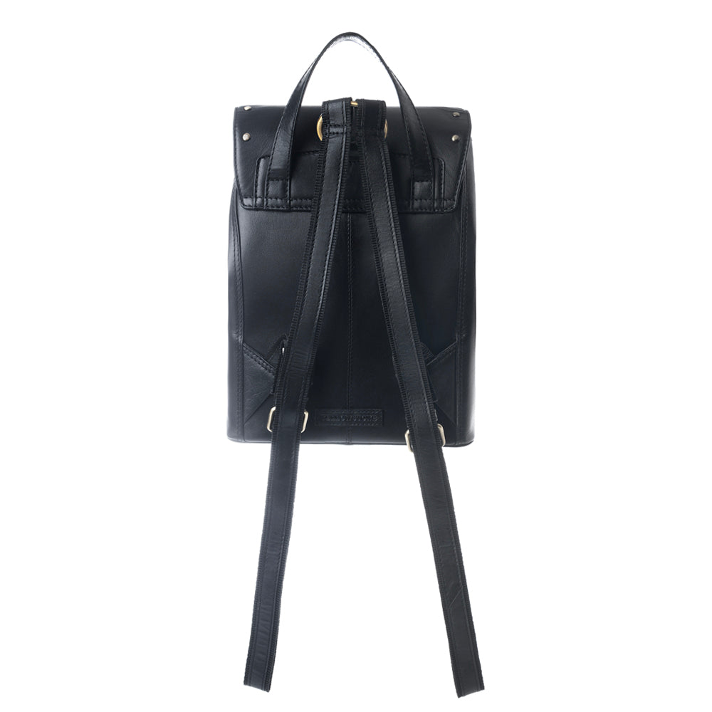 Sac à dos en cuir clouté Yellowstone Longhorn Ash