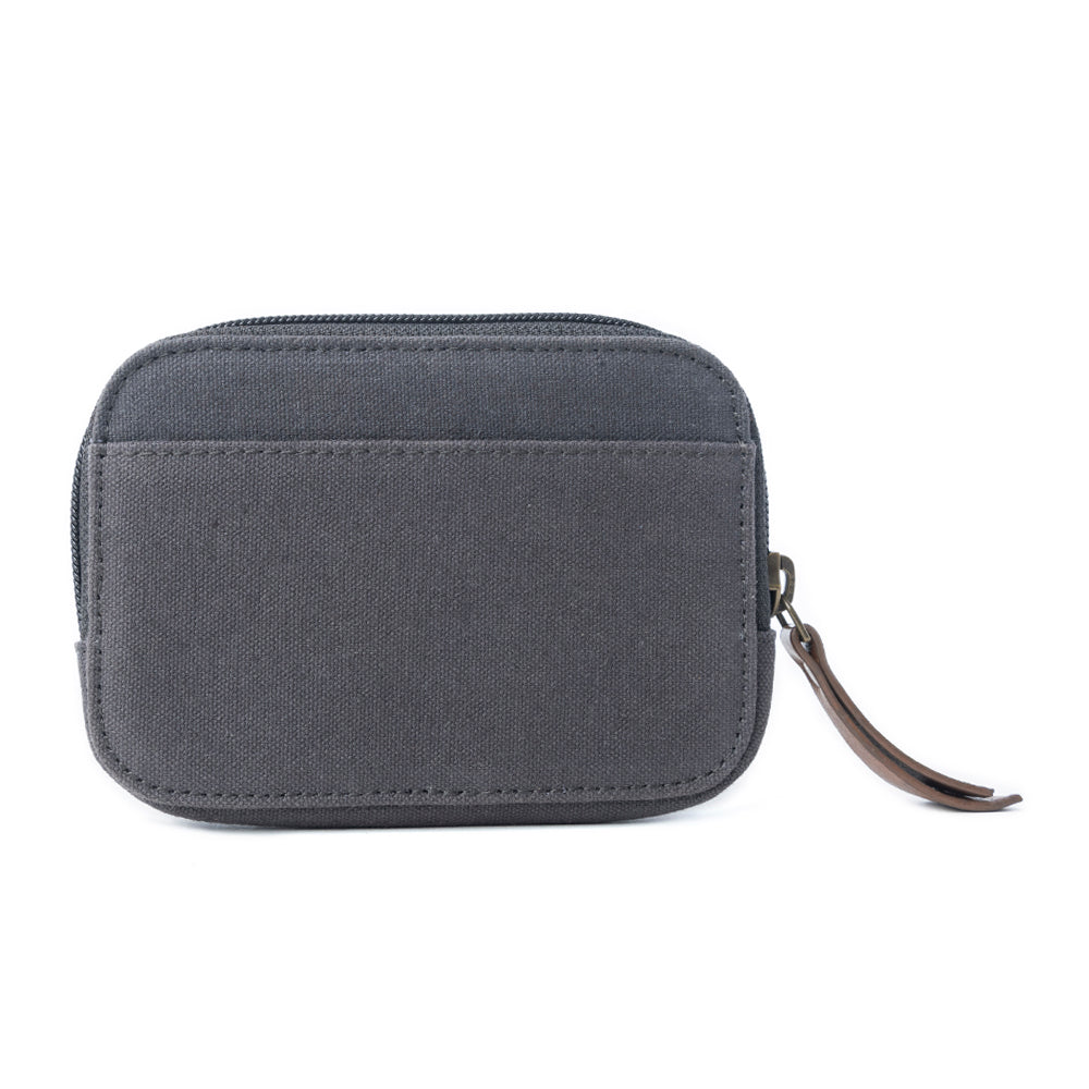 Portefeuille Myra Goods Raven Night en gris cendré