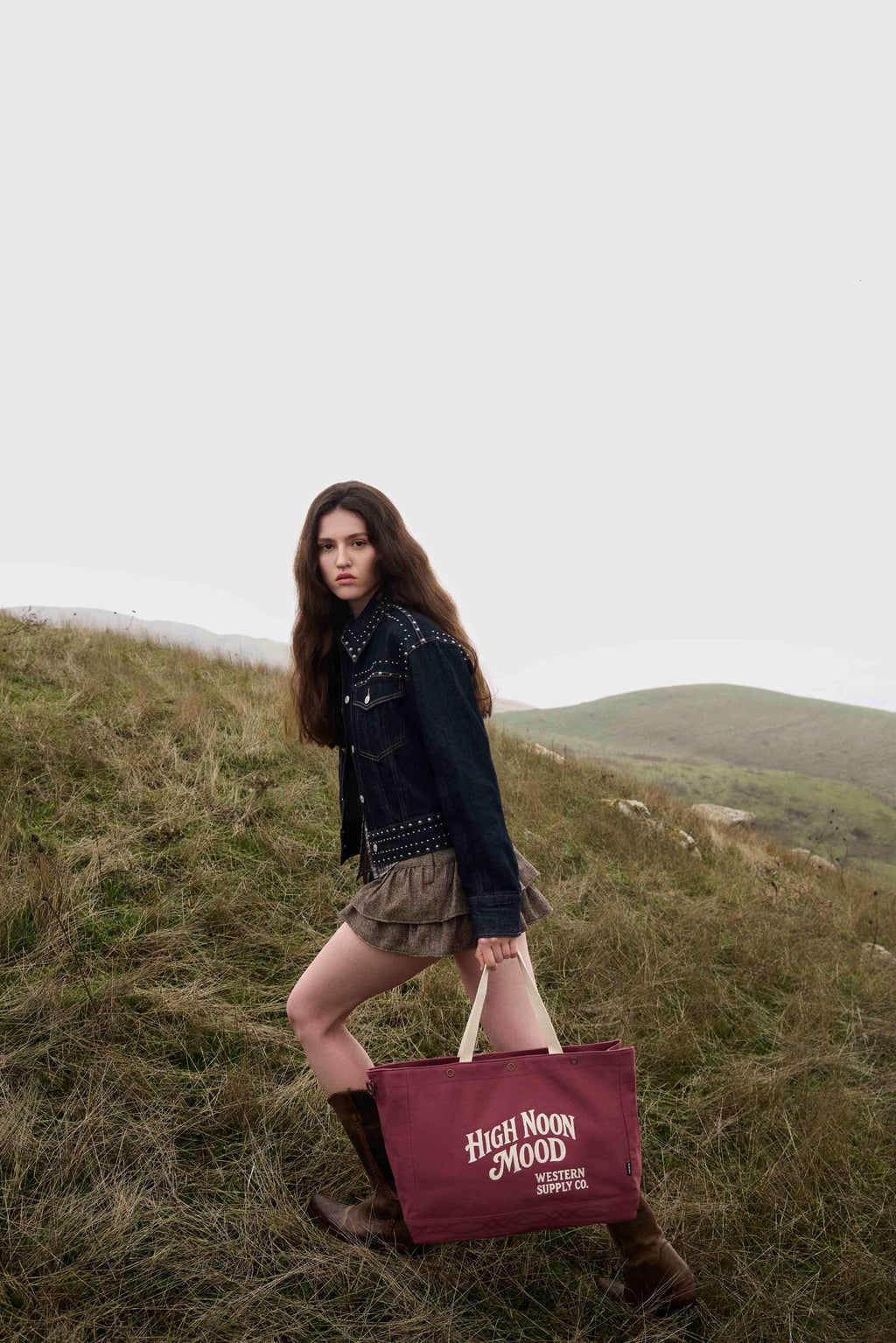 Sac Weekender Myra High Noon Rebel en rouge rubis