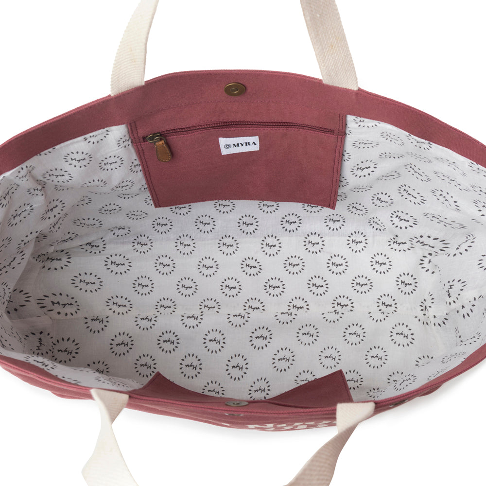 Sac Weekender Myra High Noon Rebel en rouge rubis