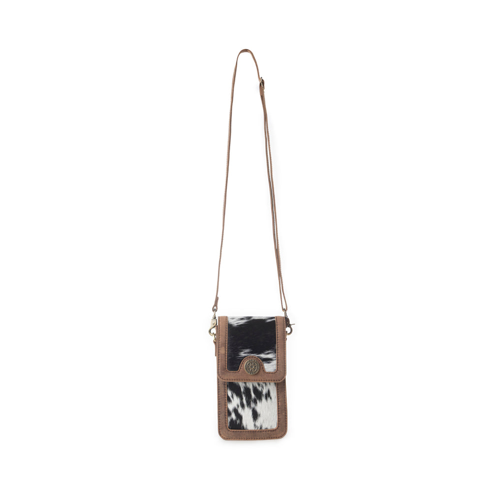 Sac en cuir chevelu Myra Lasso Lane Hairon en Snowhide