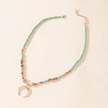 Collier Myra Red River en bleu lunaire
