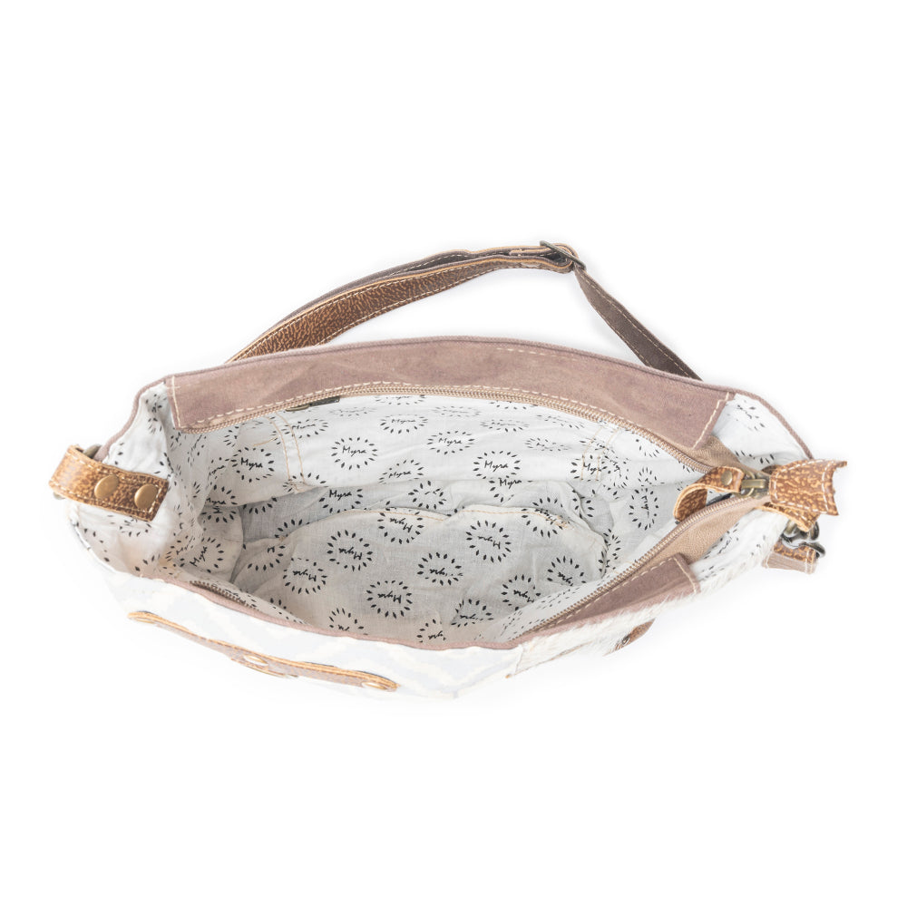 Sac bandoulière à poche latérale délavée