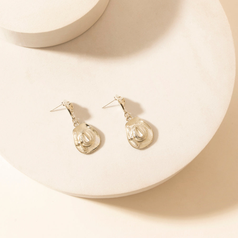 Boucles d'oreilles Myra Prairie Moon en acier Desert