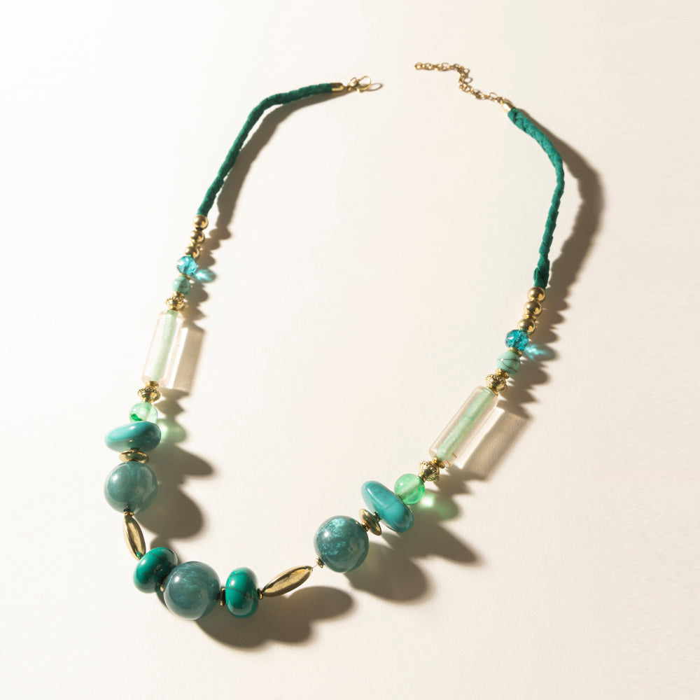 Collier Myra Lagoon Mist en Aigue-marine printanière