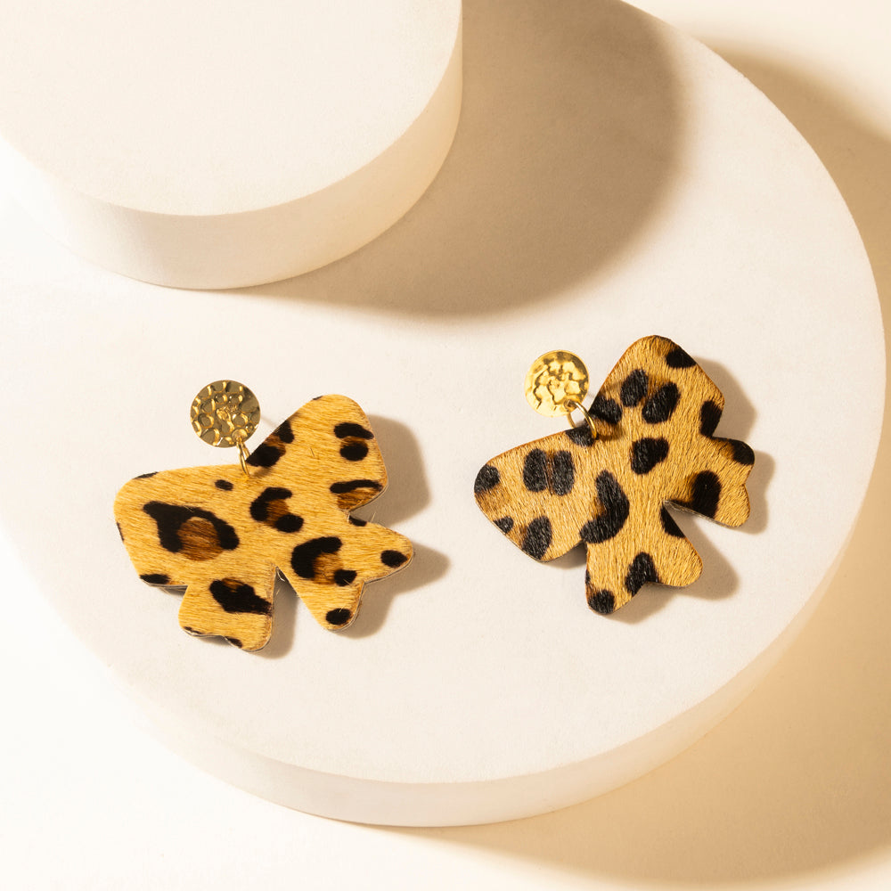 Boucles d'oreilles Myra Desert Prowl Hairon en Savannah Tan