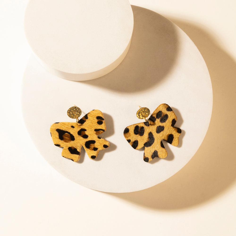 Boucles d'oreilles Myra Desert Prowl Hairon en Savannah Tan