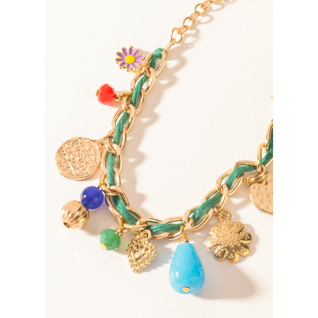 Bracelet à breloques Myra Trail Treasure turquoise canyon