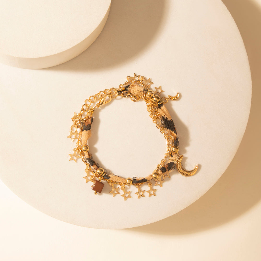Bracelet jonc Myra Startrail en coloris Noon