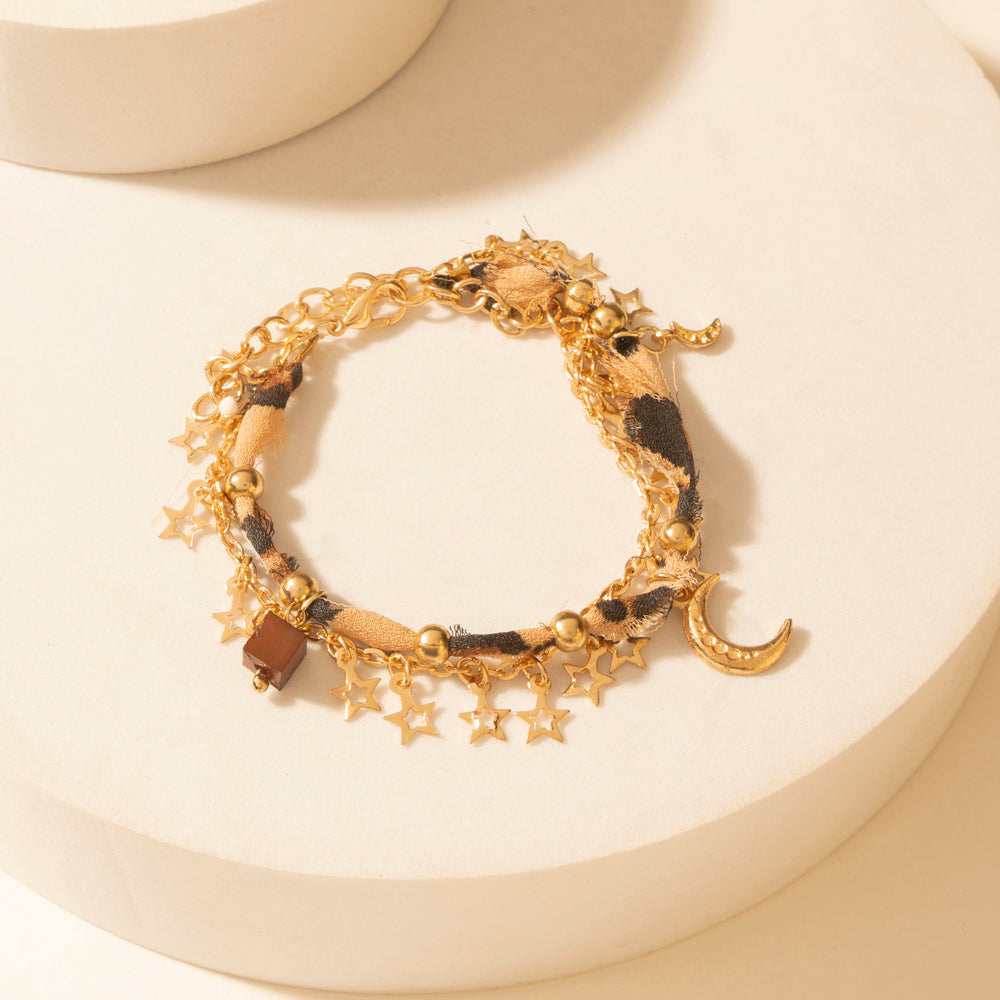 Bracelet jonc Myra Startrail en coloris Noon