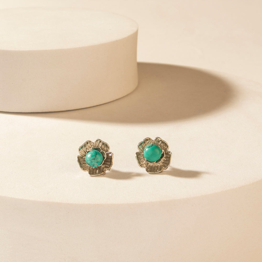 Boucles d'oreilles Myra Moonbeam serties en argent brillant