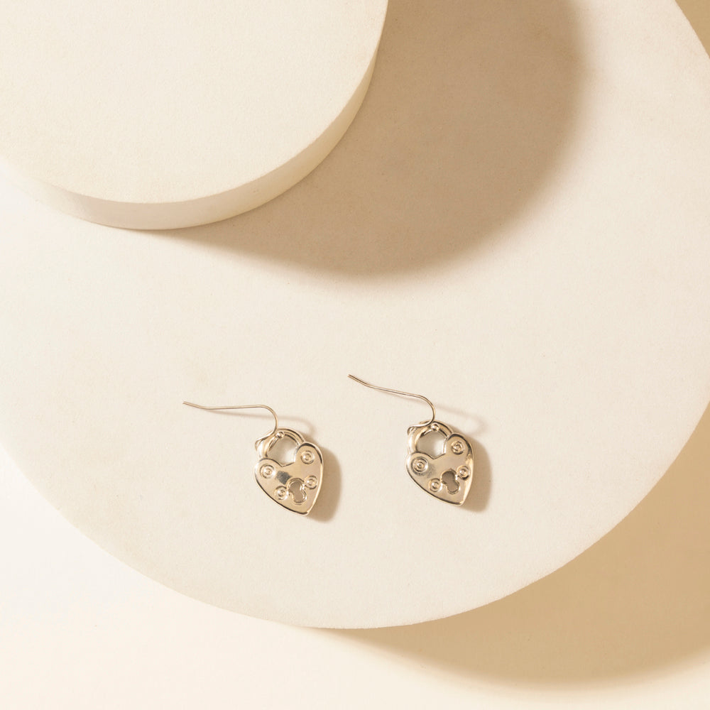 Boucles d'oreilles Myra Moonbeam serties en argent brillant