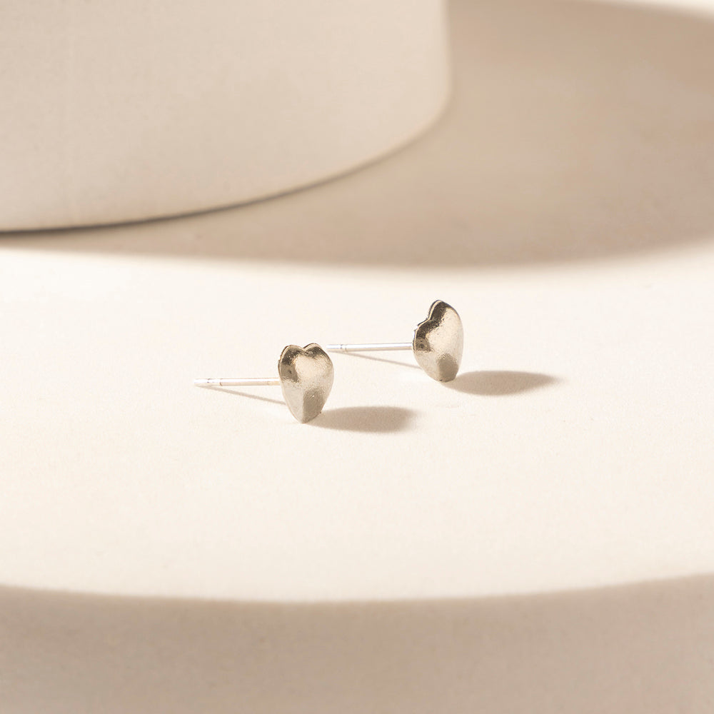 Boucles d'oreilles Myra Moonbeam serties en argent brillant