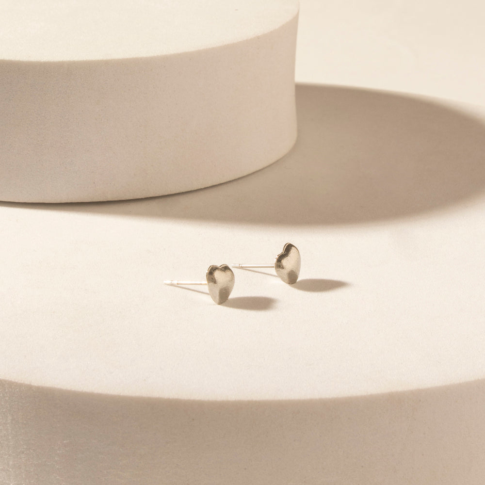 Boucles d'oreilles Myra Moonbeam serties en argent brillant